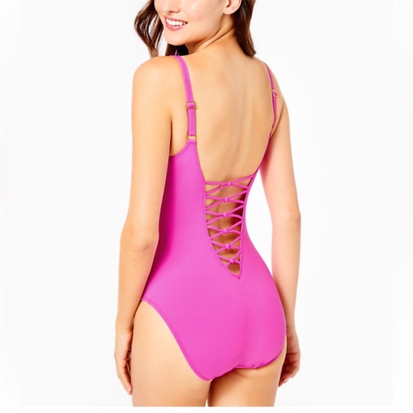 Lilly Pulitzer Swim Nwt Lilly Pulitzer Isle Lattice One Piece
